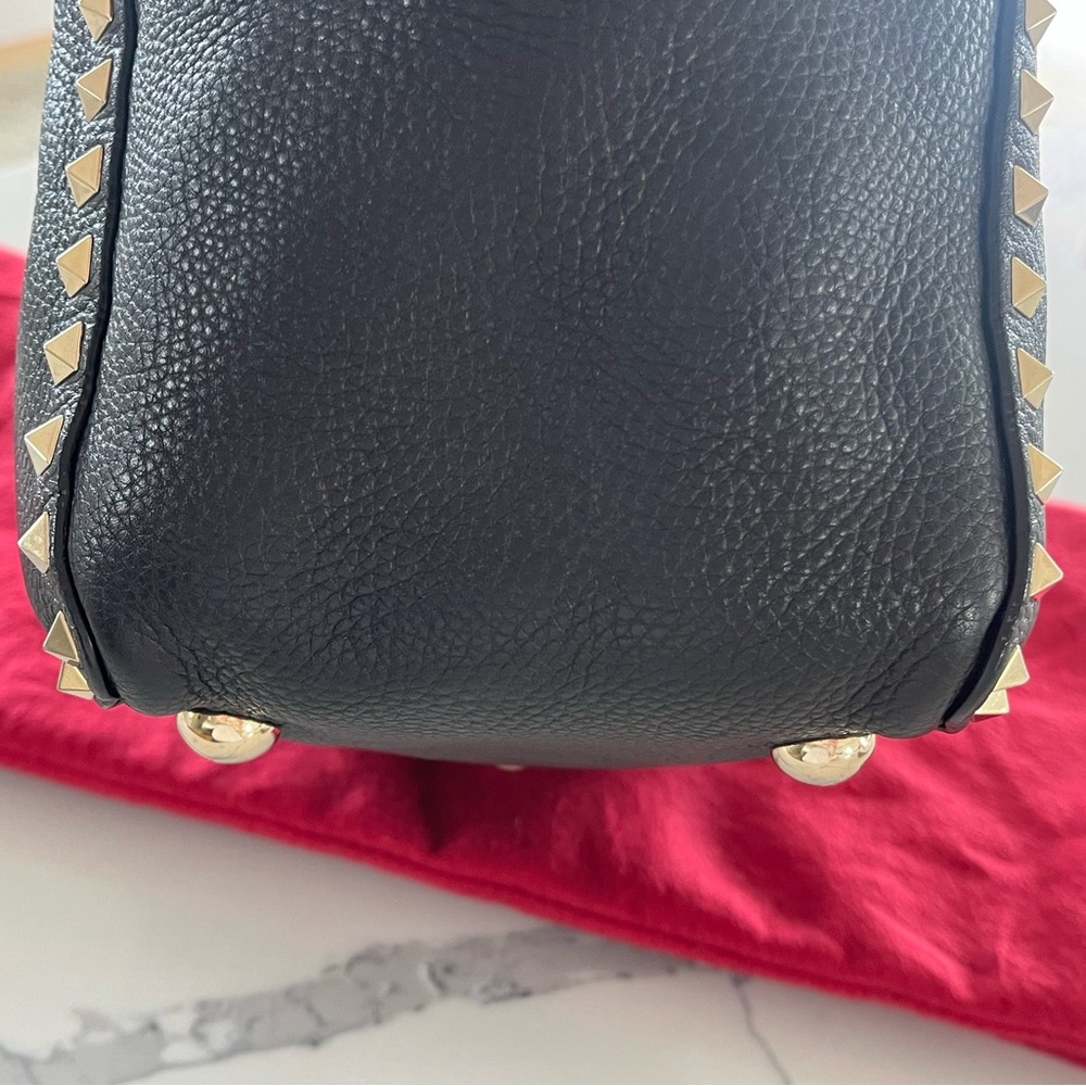 Valentino Garavani - Black Rockstud Tote  Bag / Shoulder Bag / Crossbody Bag - Picture 6 of 16